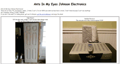 Desktop Screenshot of antsinmyeyesjohnsonelectronics.com