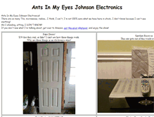 Tablet Screenshot of antsinmyeyesjohnsonelectronics.com